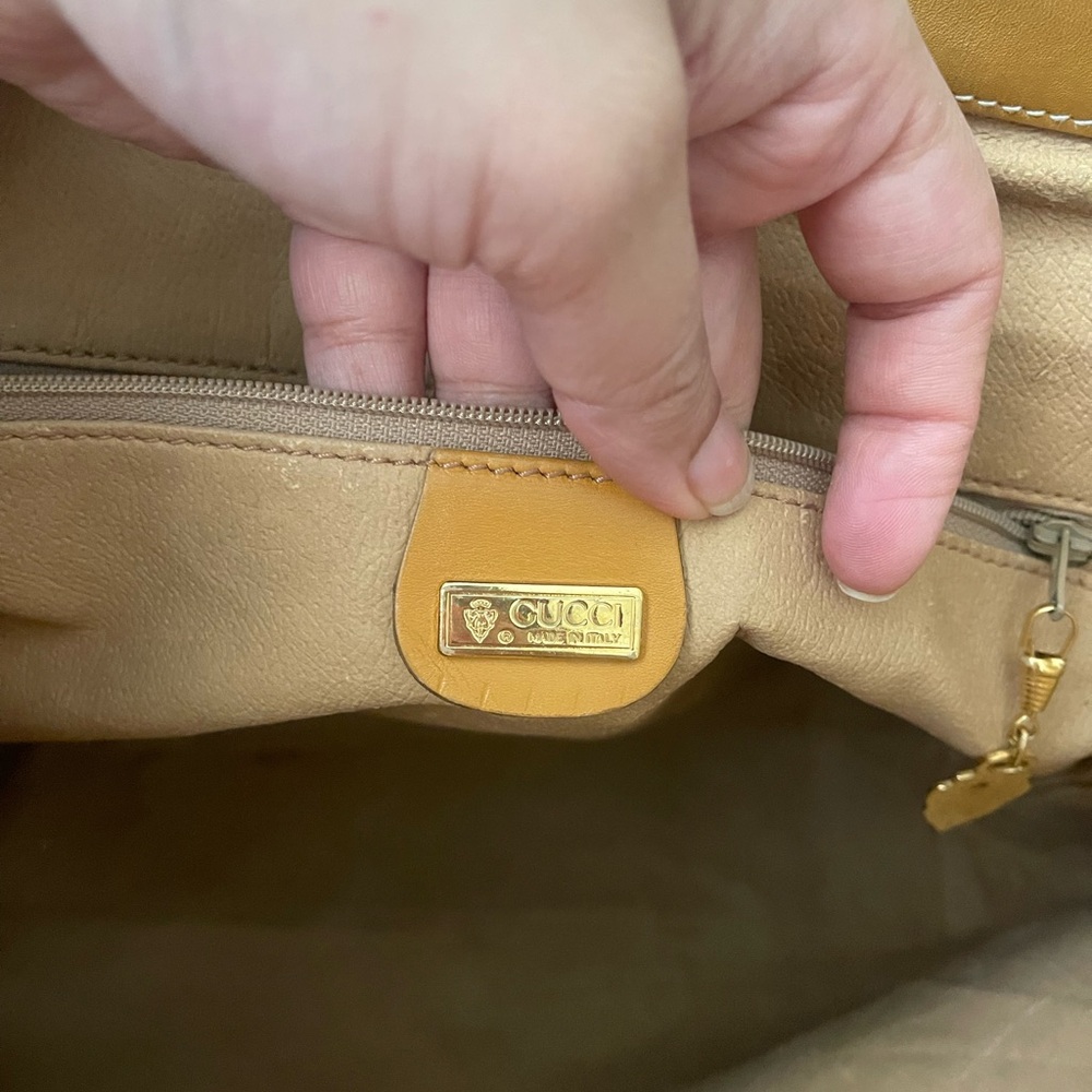100% Authentic Gucci vintage GG canvas large tote bag 002.123.0138 (PP5) - Picture 15 of 16
